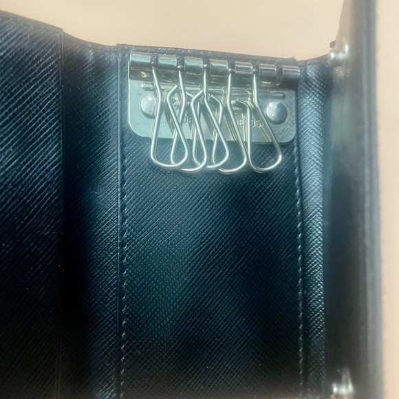 Prada  Authentic Canvas Fabric 6 Key rings Holder - Picture 4 of 9